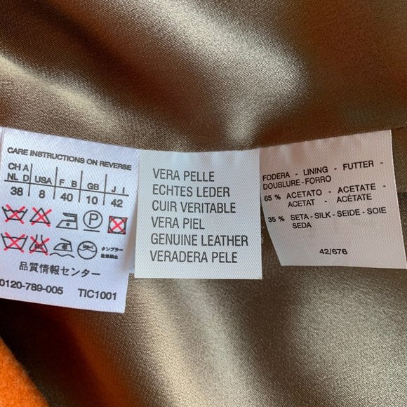 S' MaxMara Leather Jacket - Picture 6 of 6